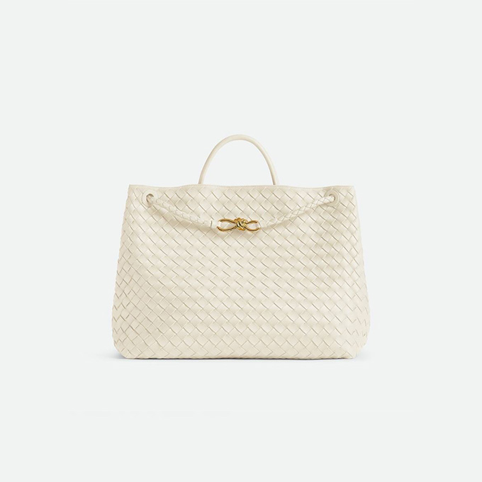 bottega veneta andiamo large woven tote bag #743575